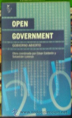 Libros de segunda mano: Open Government, Gobierno Abierto - Foto 1