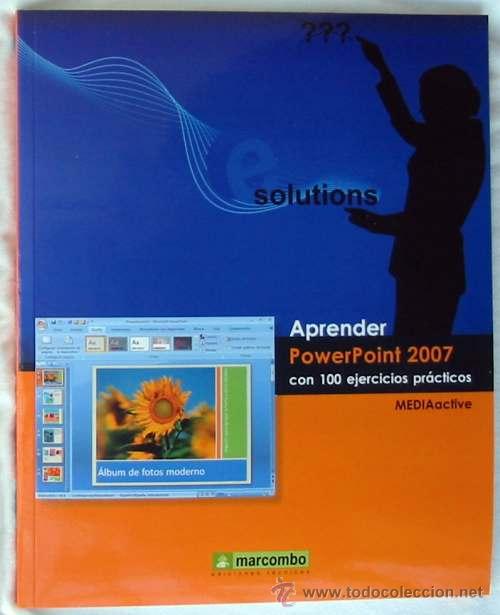 Libros de segunda mano: POWERPOINT 2007 - APRENDER CON 100 EJERCICIOS PR&Aacute;CTICOS - MARCOMBO 2009 - VER &Iacute;NDICE - Foto 1