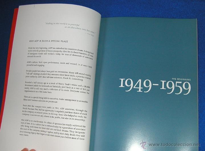Libros de segunda mano: LIBRO DEL 50 ANIVERSARIO DE LA EMPRESA ADP AUTOMATIC DATA PROCESSING INC - Foto 3