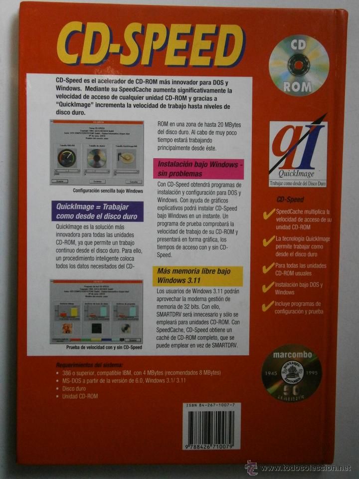 Libros de segunda mano: CD Speed Marcombo Data Becker 1995 CD SPEED LIBRO CD ROM RETRO ECO - Foto 2