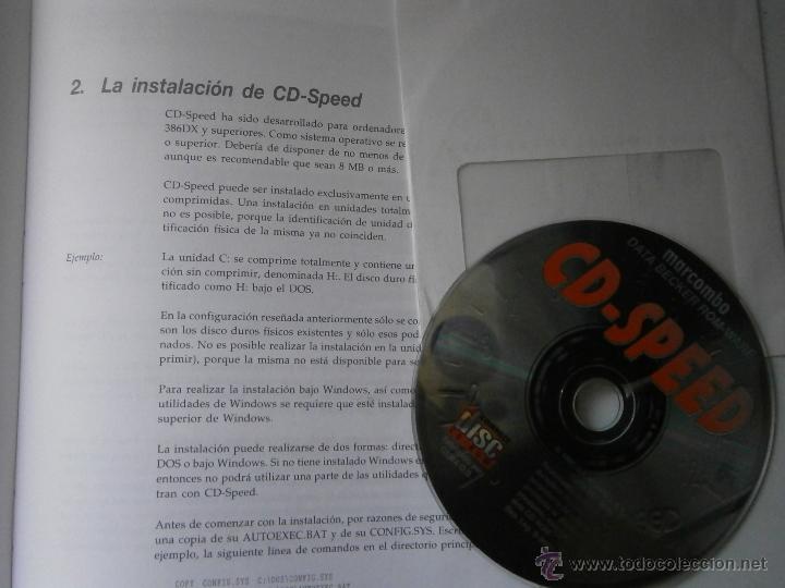 Libros de segunda mano: CD Speed Marcombo Data Becker 1995 CD SPEED LIBRO CD ROM RETRO ECO - Foto 4