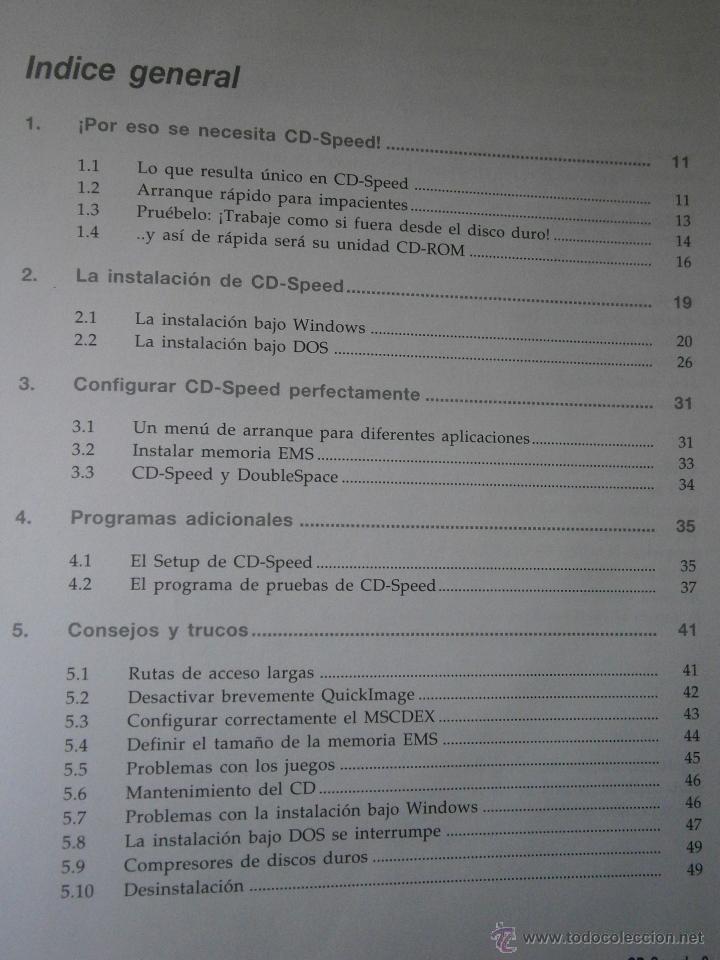 Libros de segunda mano: CD Speed Marcombo Data Becker 1995 CD SPEED LIBRO CD ROM RETRO ECO - Foto 7