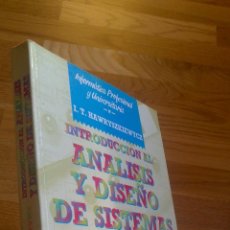 Libros de segunda mano: ANÁLISIS Y DISEÑO DE SISTEMAS CON EJEMPLOS PRÁCTICOS / I.T. HAWRYSZKLEWYZ. Lote 41787885