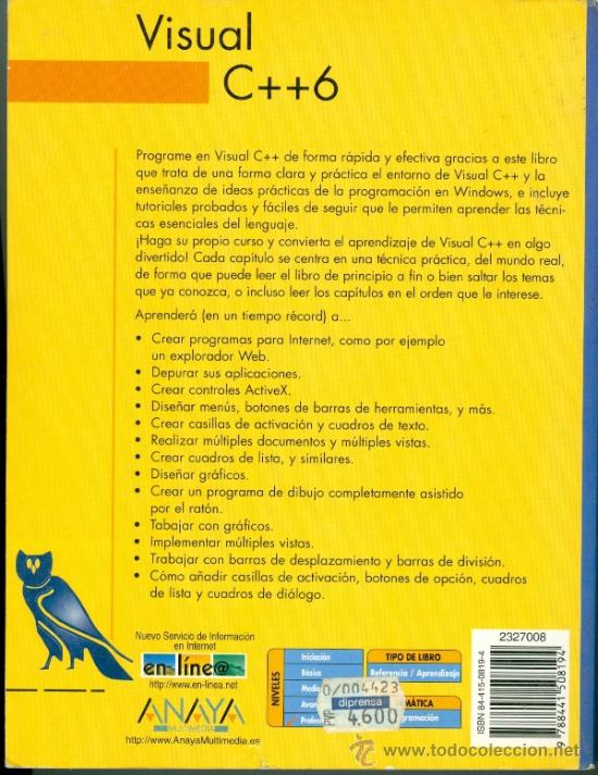 Libros de segunda mano: VISUAL C++ 6 - STEVEN HOLZNER  (ANAYA) - Foto 2