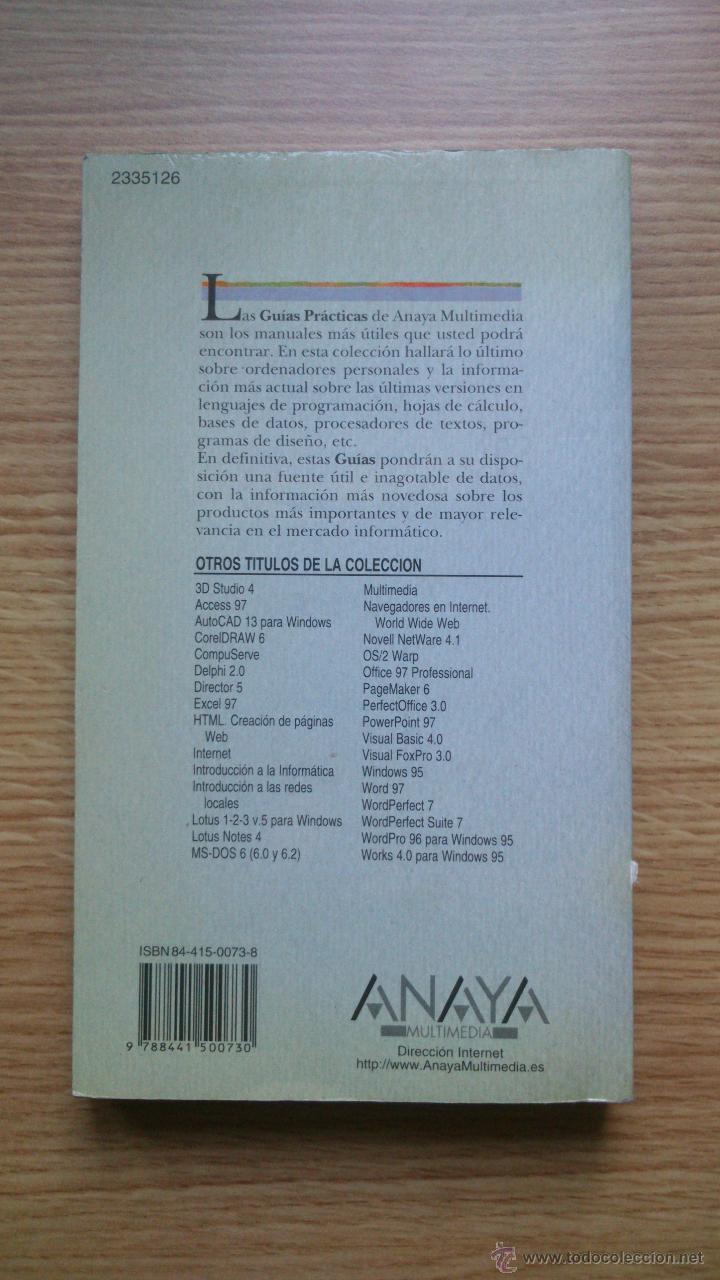 Libros de segunda mano: Gu&iacute;a pr&aacute;ctica para usuarios de POWER POINT 97 - Foto 2