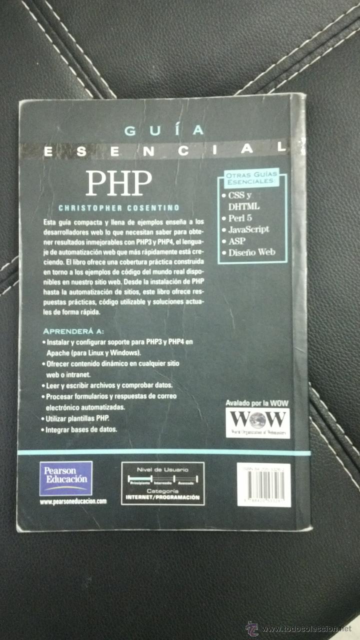 Libros de segunda mano: Libro de inform&aacute;tica: Gu&iacute;a Esencial PHP - Foto 2