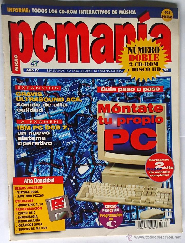 Libros de segunda mano: Revista PC Mania, n&ordm; 33 - Foto 1