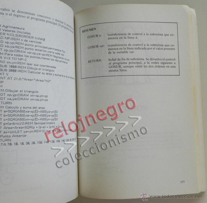 Libros de segunda mano: EL BASIC DEL SPECTRUM DE TECLADO AL MICRODRIVE BLANCO COMPOSTELA INFORM&Aacute;TICA ORDENADOR MANUAL LIBRO - Foto 5