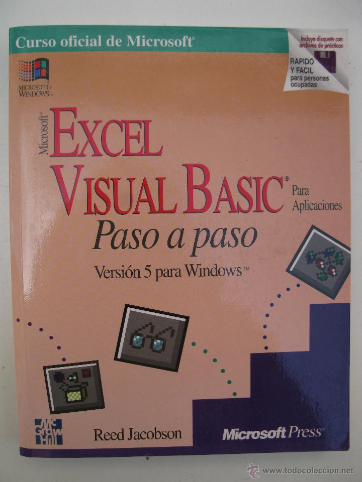 Libros de segunda mano: MICROSOFT EXCEL VISUAL BASIC PASO A PASO - VERSI&Oacute;N 5 PARA WINDOWS - REED JACOBSON - A&Ntilde;O 1995. - Foto 1