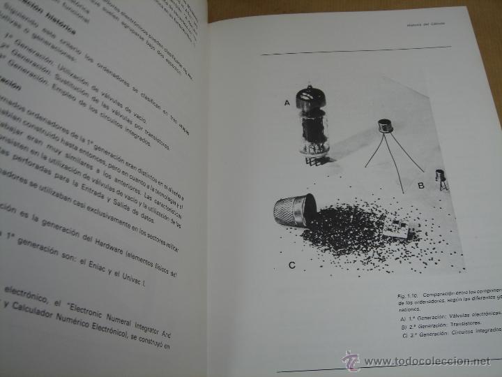 Libros de segunda mano: LIBRO INFORMATICA - TOMO 1 - PROGRAMACION DE ORDENADORES- EST. BASICA DEL PROCESO DATOS - ECC 1986 - Foto 4