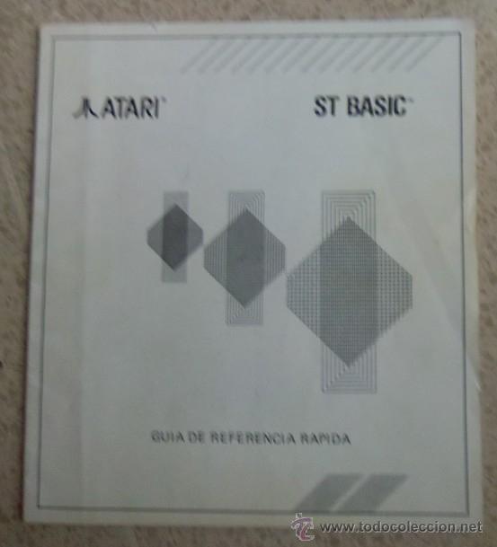 Libros de segunda mano: Gu&iacute;a de referencia b&aacute;sica del Ordenador ATARI ST BASIC - Foto 1