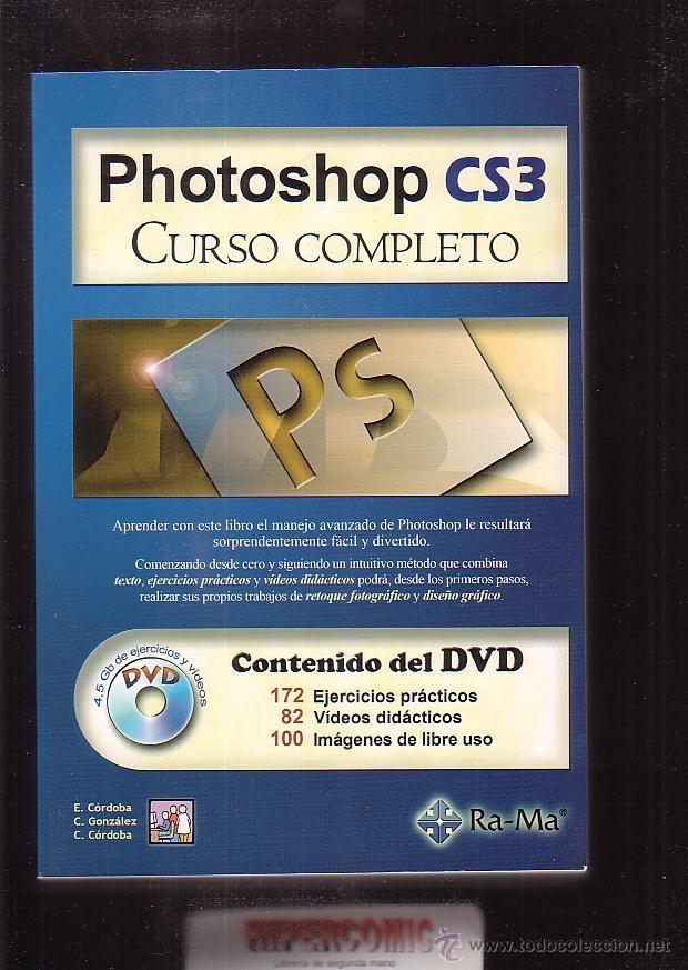 Libros de segunda mano: PHOTOSHOP CS3, CURSO COMPLETO ( NO CONTIENE DVD ) - Foto 1