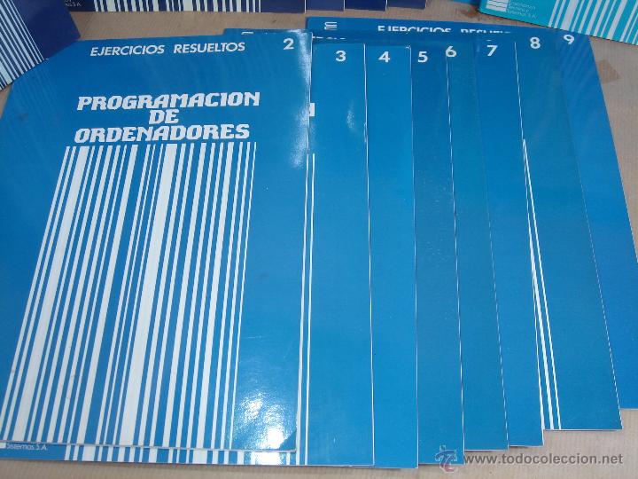 Libros de segunda mano: LOTE EJERCICIOS INFORMATICA -PROGRAMACION DE ORDENADORES - BASIC LOGO COBOL - ECC 1986 - Foto 2