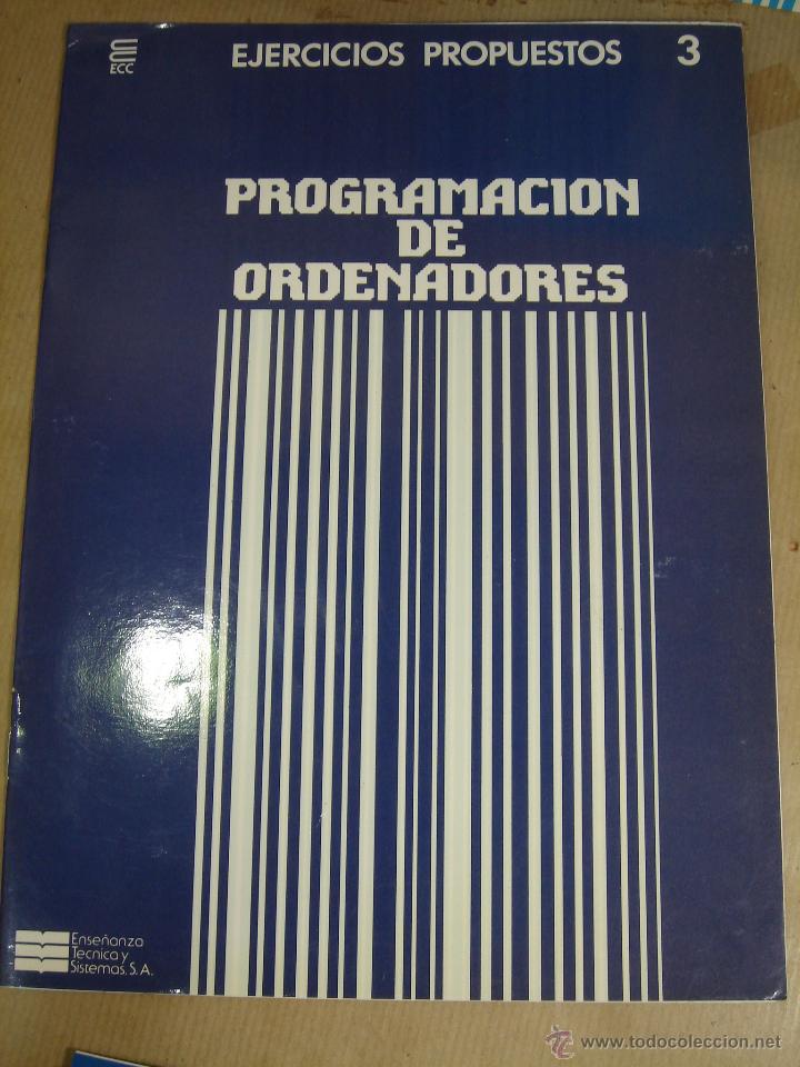 Libros de segunda mano: LOTE EJERCICIOS INFORMATICA -PROGRAMACION DE ORDENADORES - BASIC LOGO COBOL - ECC 1986 - Foto 4