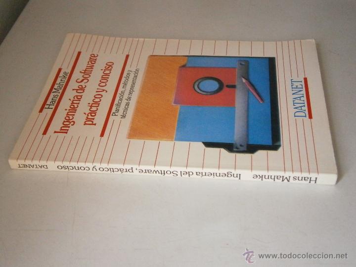 Libros de segunda mano: INGENIERIA SOFTWARE PRACTICO Y CONCISO MAHNKE HANS DATANET edicion 1987 40324 - Foto 2