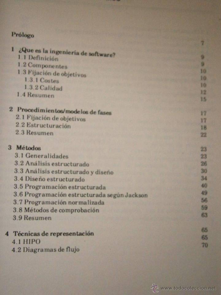 Libros de segunda mano: INGENIERIA SOFTWARE PRACTICO Y CONCISO MAHNKE HANS DATANET edicion 1987 40324 - Foto 7
