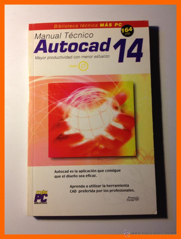 Libros de segunda mano: Manual T&eacute;cnico Autocad 14 - Foto 1