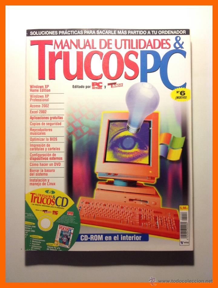 Libros de segunda mano: Manual de Utilidades y Trucos PC n&ordm; 6 - Foto 1