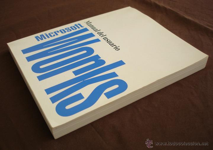 Libros de segunda mano: MANUAL DEL USUARIO, MICROSOFT WORKS, 1992. - Foto 3