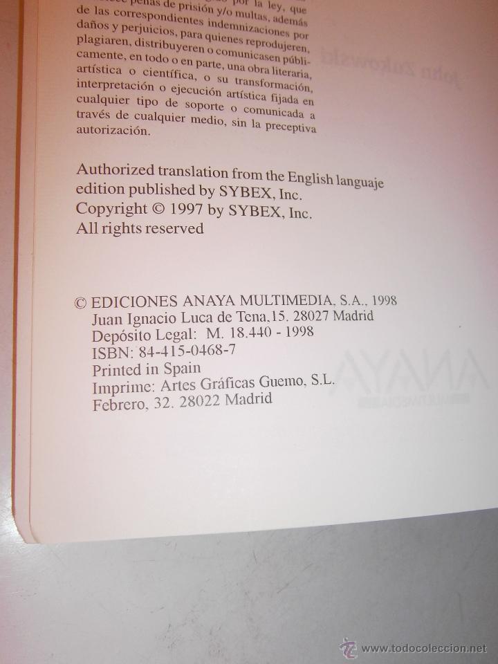 Libros de segunda mano: BORLAND JBUILDER APLICACIONES JAVA INFORMATICA John Zukowski Anaya 1998 EC TM - Foto 8