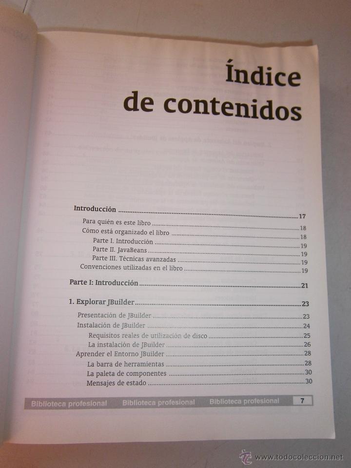 Libros de segunda mano: BORLAND JBUILDER APLICACIONES JAVA INFORMATICA John Zukowski Anaya 1998 EC TM - Foto 9