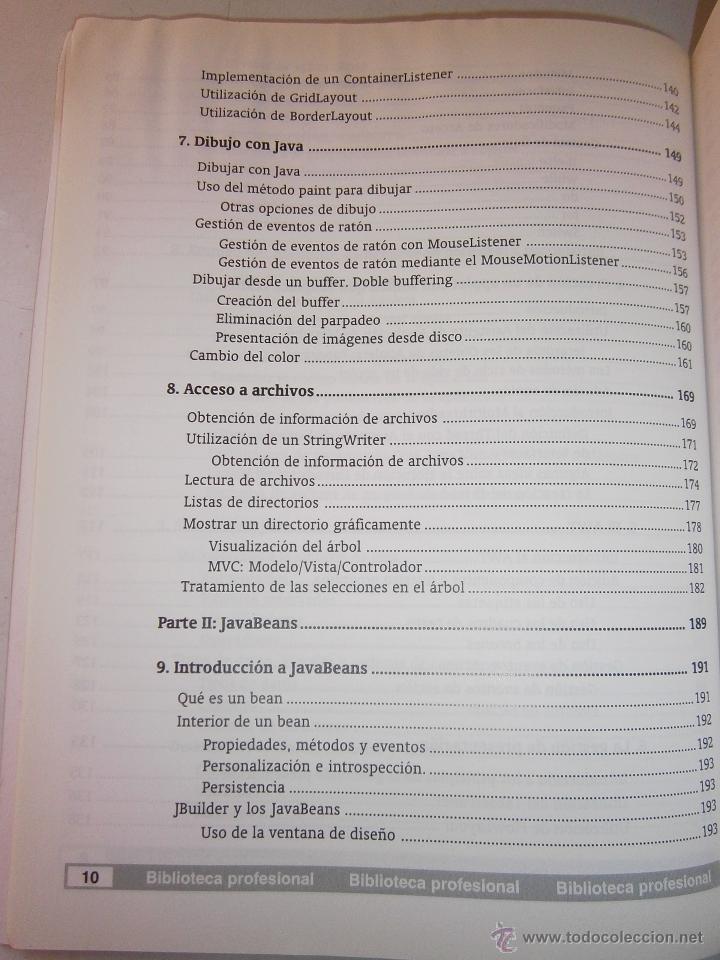 Libros de segunda mano: BORLAND JBUILDER APLICACIONES JAVA INFORMATICA John Zukowski Anaya 1998 EC TM - Foto 12