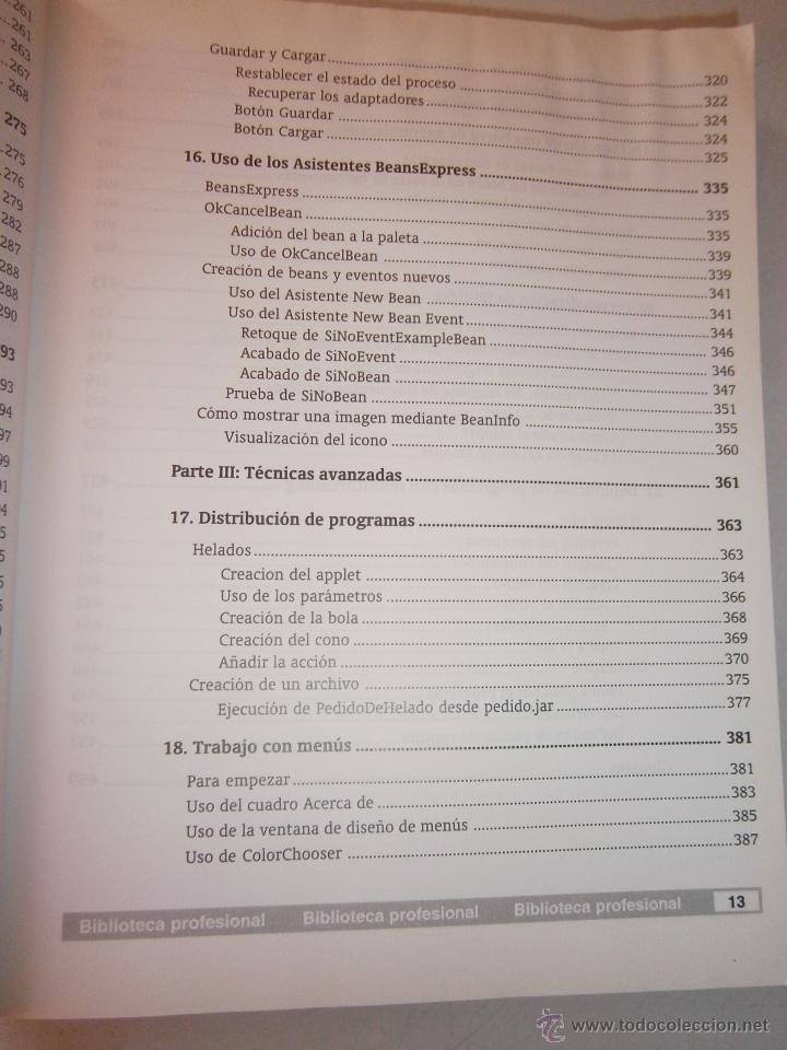 Libros de segunda mano: BORLAND JBUILDER APLICACIONES JAVA INFORMATICA John Zukowski Anaya 1998 EC TM - Foto 15