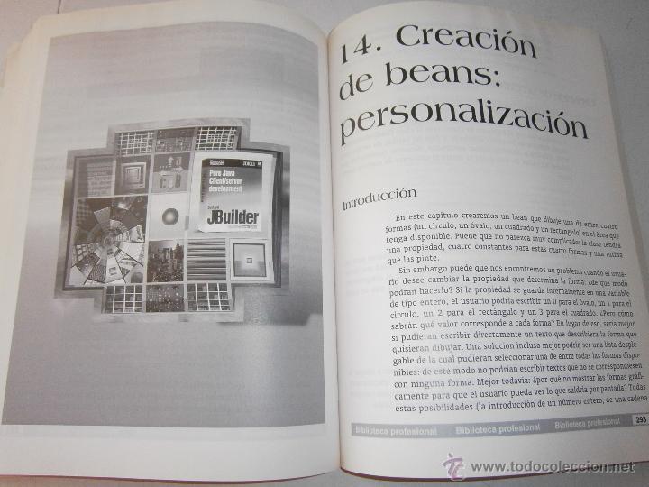 Libros de segunda mano: BORLAND JBUILDER APLICACIONES JAVA INFORMATICA John Zukowski Anaya 1998 EC TM - Foto 19