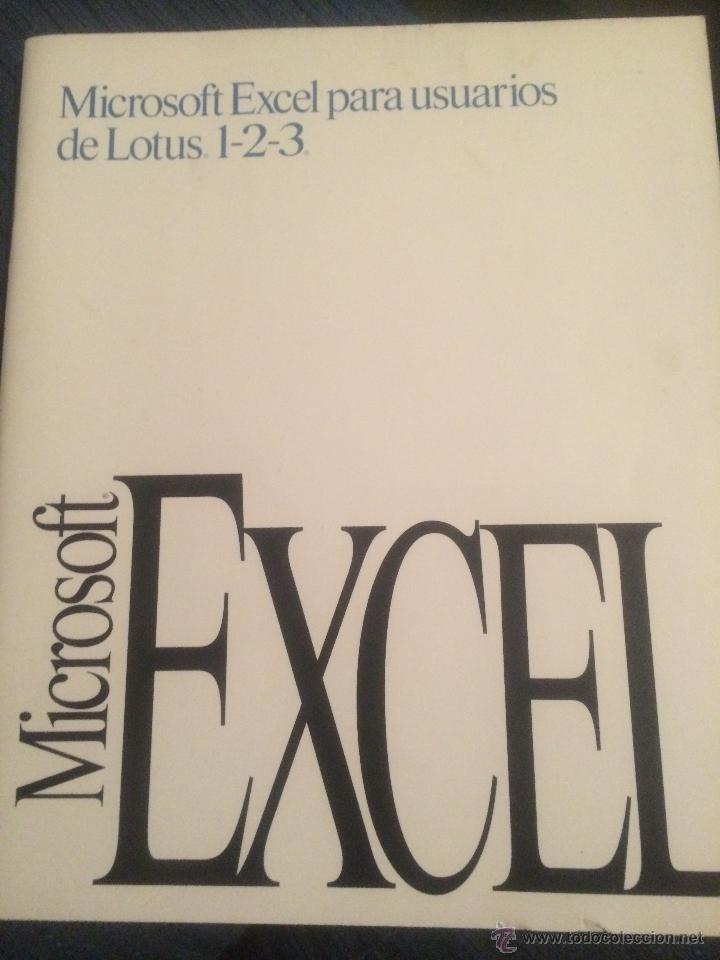 Libros de segunda mano: Microsoft Excel para usuarios de Lotus 1-2-3. Manual de usuario. - Foto 1