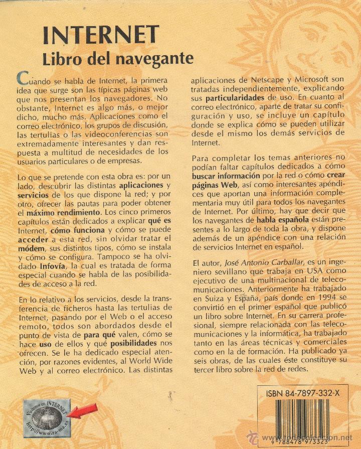 Libros de segunda mano: INTERNET. LIBRO DEL NAVEGANTE - Foto 2