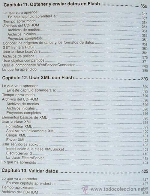 Libros de segunda mano: FLASH MX 2004 &Aacute;CTIONSCRIPT -VARIOS AUTORES - ANAYA 2004 - INCLUYE DISCO - VER &Iacute;NDICE - Foto 11