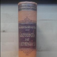 Libros de segunda mano: V. GARCÍA DE DIEGO: ANTOLOGÍA DE LEYENDAS. TOMO II, (LABOR, 1953). Lote 48932621