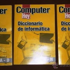 Libros de segunda mano: DICCIONARIO DE INFORMÁTICA 3T POR COMPUTER HOY DE HOBBY PRESS EN MADRID 1998. Lote 49559494