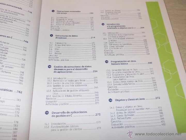Libros de segunda mano: Programaci&oacute;n en lenguajes estructurados, McGraw Hill, Ciclos formativos grado superior. 2.006 - Foto 3
