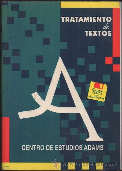 Libros de segunda mano: TRATAMIENTO DE TEXTOS. CENTRO DE ESTUDIOS ADAMS.   A-INFOR-185 - Foto 1