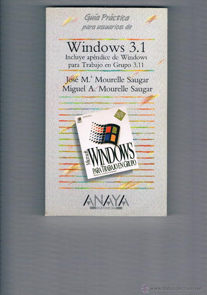 Libros de segunda mano: GU&Iacute;A PR&Aacute;CTICA PARA USUARIOS DE WINDOWS 3.1 ANAYA MULTIMEDIA INFORM&Aacute;TICA **- - Foto 1