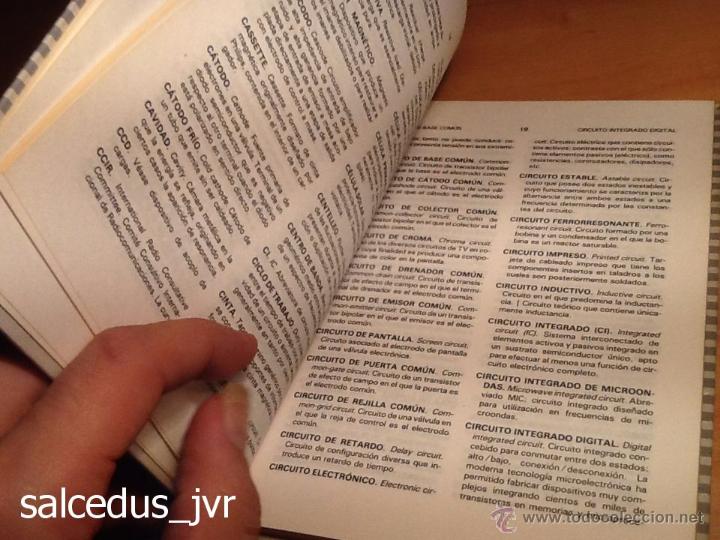 Libros de segunda mano: Diccionario de Electr&oacute;nica Inform&aacute;tica Orbis Marcombo 1986 Libro en Excelente Estado - Foto 9