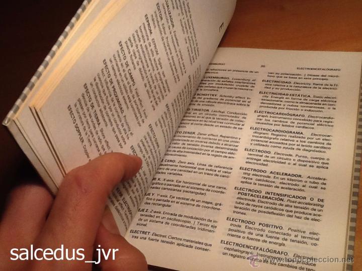 Libros de segunda mano: Diccionario de Electr&oacute;nica Inform&aacute;tica Orbis Marcombo 1986 Libro en Excelente Estado - Foto 10