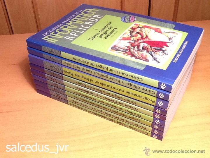 Libros de segunda mano: Enciclopedia Pr&aacute;ctica de la Inform&aacute;tica Aplicada Ediciones Siglo Cultural Tomos 1 a 9 - Foto 2