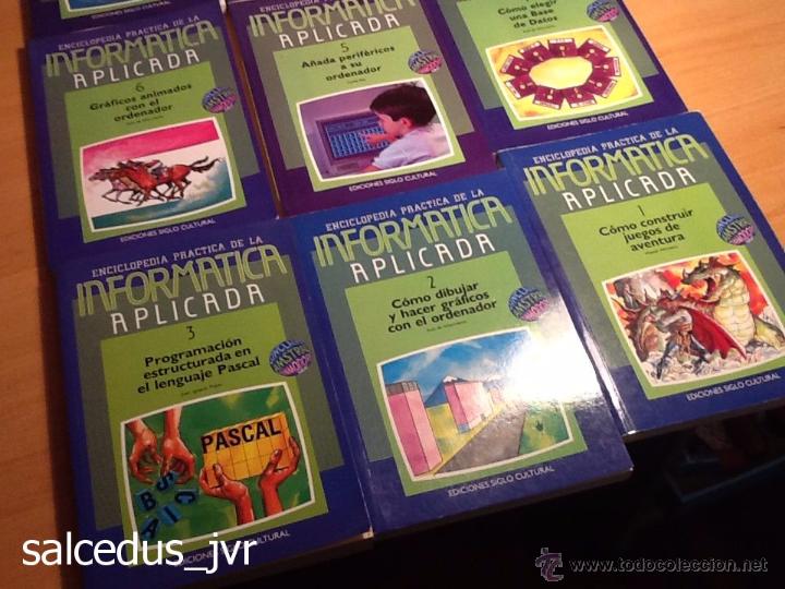 Libros de segunda mano: Enciclopedia Pr&aacute;ctica de la Inform&aacute;tica Aplicada Ediciones Siglo Cultural Tomos 1 a 9 - Foto 4