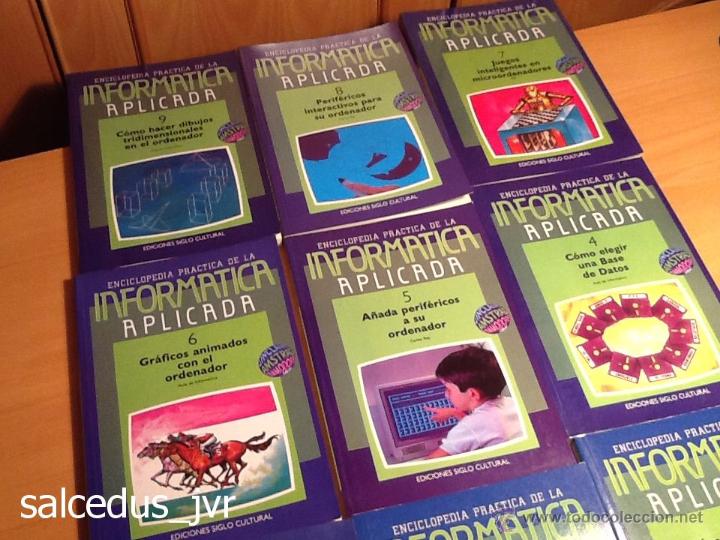 Libros de segunda mano: Enciclopedia Pr&aacute;ctica de la Inform&aacute;tica Aplicada Ediciones Siglo Cultural Tomos 1 a 9 - Foto 5