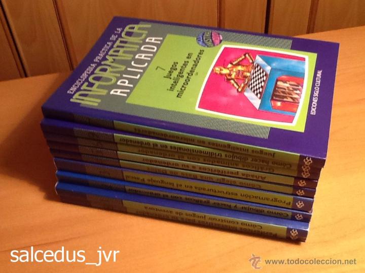 Libros de segunda mano: Enciclopedia Pr&aacute;ctica de la Inform&aacute;tica Aplicada Ediciones Siglo Cultural Tomos 1 a 9 - Foto 9