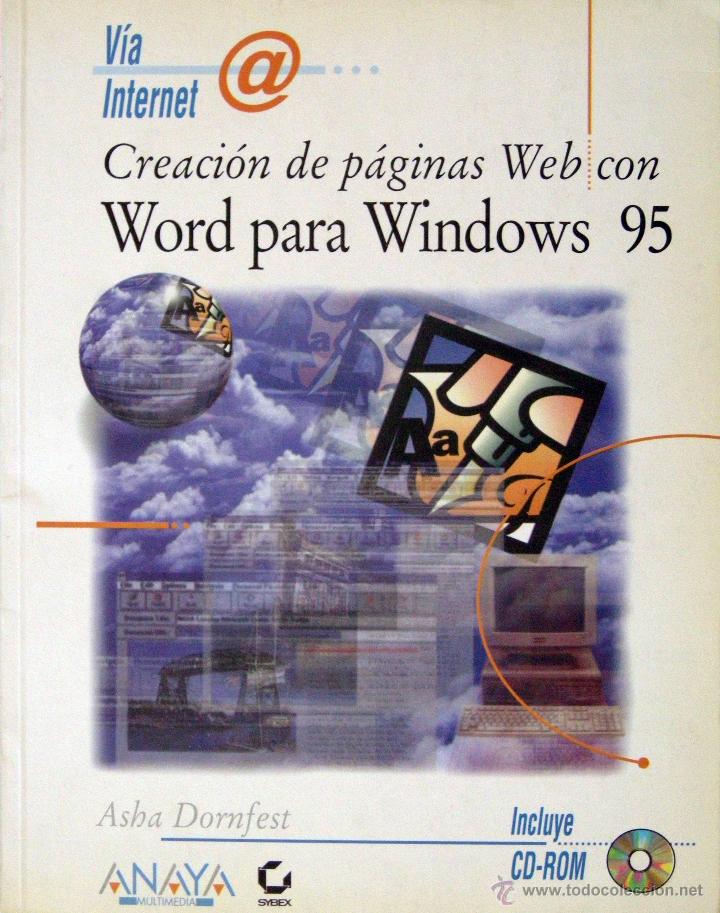 Libros de segunda mano: Creaci&oacute;n de p&aacute;ginas Web con Word para Windows 95 - Foto 1