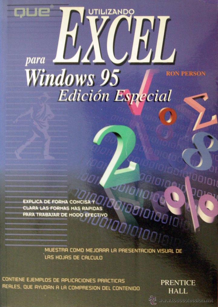 Libros de segunda mano: Utilizando Excel para Windows 95 (Edici&oacute;n Especial) - Foto 1
