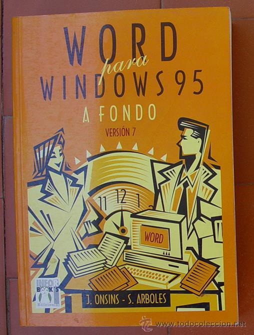 Libros de segunda mano: Word para Windows 95 a fondo. version 7....sanna - Foto 1