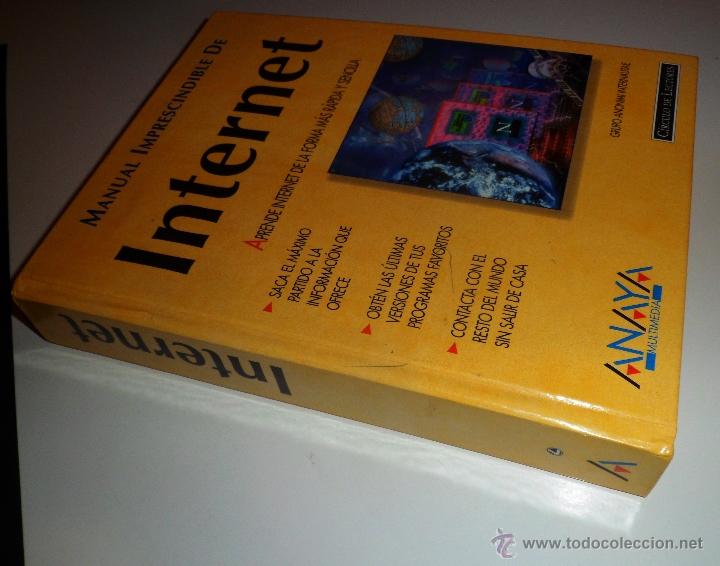 Libros de segunda mano: MANUAL IMPRESCINDIBLE DE INTERNET. ED. ANAYA MULTIMEDIA. (1998) - Foto 1