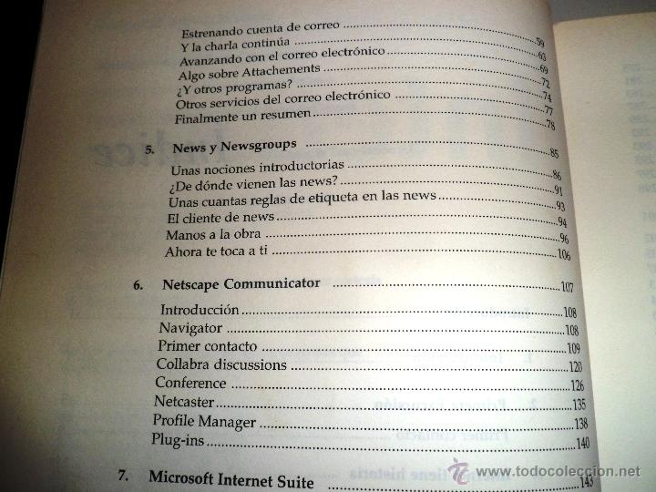 Libros de segunda mano: MANUAL IMPRESCINDIBLE DE INTERNET. ED. ANAYA MULTIMEDIA. (1998) - Foto 4