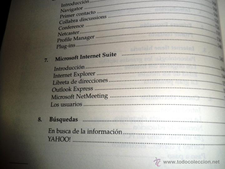 Libros de segunda mano: MANUAL IMPRESCINDIBLE DE INTERNET. ED. ANAYA MULTIMEDIA. (1998) - Foto 5