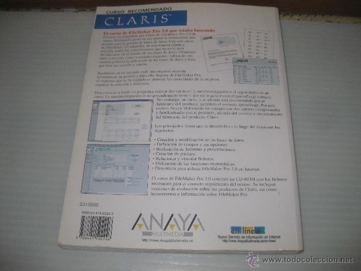 Libros de segunda mano: FileMaker Pro 3.0 1997 - Foto 3