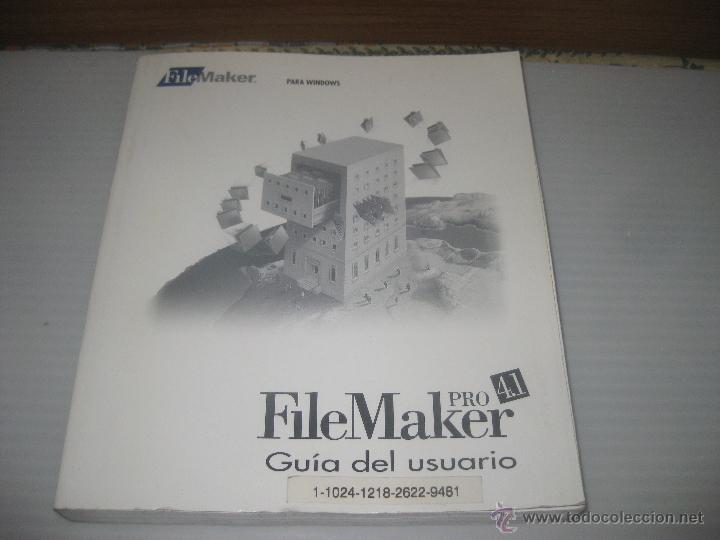 Libros de segunda mano: FileMaker Pro 4.1 1998 - Foto 1